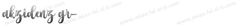 akzidenz gr字体转换